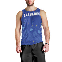 Custom Barbados 2026 Cricket Men Tank Top Tridents Rise