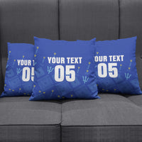 Custom Barbados 2026 Cricket Pillow Cover Tridents Rise