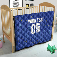 Custom Barbados 2026 Cricket Quilt Tridents Rise