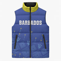 Custom Barbados 2026 Cricket Sleeveless Puffer Jacket Tridents Rise