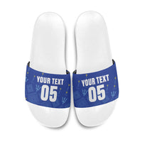 Custom Barbados 2026 Cricket Slide Sandals Tridents Rise