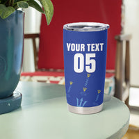 Custom Barbados 2026 Cricket Tumbler Cup Tridents Rise