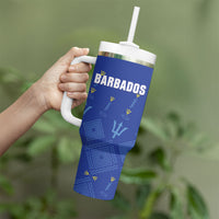 Custom Barbados 2026 Cricket Tumbler With Handle Tridents Rise