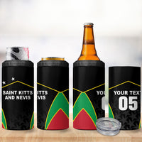 Custom Saint Kitts And Nevis 2026 Cricket 4 in 1 Can Cooler Tumbler Unique Style