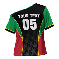 Custom Saint Kitts And Nevis 2026 Cricket Cross Shoulder Shirt Unique Style