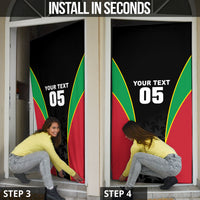 Custom Saint Kitts And Nevis 2026 Cricket Door Cover Unique Style