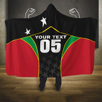 Custom Saint Kitts And Nevis 2026 Cricket Hooded Blanket Unique Style