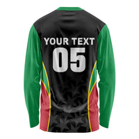 Custom Saint Kitts And Nevis 2026 Cricket Long Sleeve Shirt Unique Style