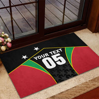 Custom Saint Kitts And Nevis 2026 Cricket Rubber Doormat Unique Style