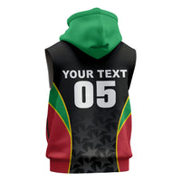 Custom Saint Kitts And Nevis 2026 Cricket Sleeveless Zip Hoodie Unique Style