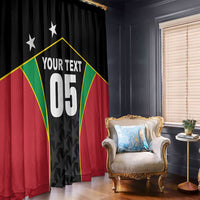 Custom Saint Kitts And Nevis 2026 Cricket Window Curtain Unique Style