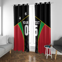 Custom Saint Kitts And Nevis 2026 Cricket Window Curtain Unique Style