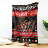 Merry Christmas Krampus Blanket Have You Been Good This Year