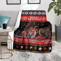 Merry Christmas Krampus Blanket Have You Been Good This Year