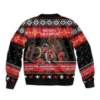 Merry Christmas Krampus Bomber Jacket Have You Been Good This Year LT05 - Wonder Print Shop