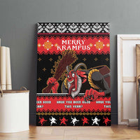 Merry Christmas Krampus Canvas Wall Art Have You Been Good This Year LT05 - Wonder Print Shop