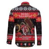 Merry Christmas Krampus Family Matching Off The Shoulder Long Sleeve Dress and Hawaiian Shirt Have You Been Good This Year LT05 - Wonder Print Shop