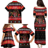 Merry Christmas Krampus Family Matching Puletasi and Hawaiian Shirt Have You Been Good This Year LT05 - Wonder Print Shop