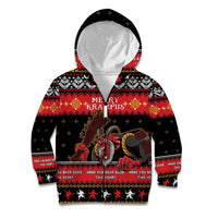 Merry Christmas Krampus Kid Hoodie Have You Been Good This Year LT05 - Wonder Print Shop