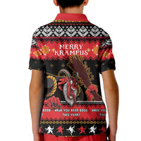 Merry Christmas Krampus Kid Polo Shirt Have You Been Good This Year LT05 - Wonder Print Shop
