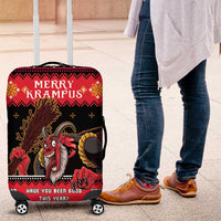 Merry Christmas Krampus Luggage Cover Have You Been Good This Year LT05 - Wonder Print Shop