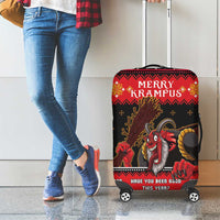 Merry Christmas Krampus Luggage Cover Have You Been Good This Year LT05 - Wonder Print Shop