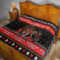 Merry Christmas Krampus Quilt Have You Been Good This Year LT05 - Wonder Print Shop