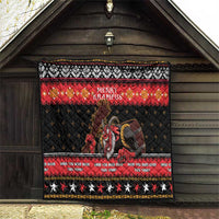 Merry Christmas Krampus Quilt Have You Been Good This Year LT05 - Wonder Print Shop