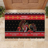 Merry Christmas Krampus Rubber Doormat Have You Been Good This Year LT05 - Wonder Print Shop