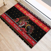 Merry Christmas Krampus Rubber Doormat Have You Been Good This Year LT05 - Wonder Print Shop