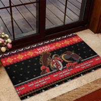Merry Christmas Krampus Rubber Doormat Have You Been Good This Year LT05 - Wonder Print Shop
