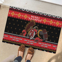 Merry Christmas Krampus Rubber Doormat Have You Been Good This Year LT05 - Wonder Print Shop