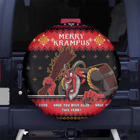 Merry Christmas Krampus Spare Tire Cover Have You Been Good This Year LT05 - Wonder Print Shop