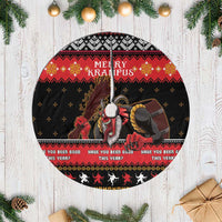 Merry Christmas Krampus Tree Skirt Have You Been Good This Year LT05 - Wonder Print Shop