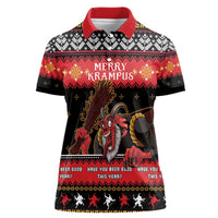 Merry Christmas Krampus Women Polo Shirt Have You Been Good This Year LT05 - Wonder Print Shop