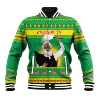 Ethiopia Christmas Baseball Jacket Melkam Gena Yegena Abat LT05 - Wonder Print Shop