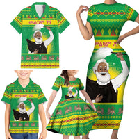 Ethiopia Christmas Family Matching Short Sleeve Bodycon Dress and Hawaiian Shirt Melkam Gena Yegena Abat LT05 - Wonder Print Shop