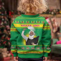 Ethiopia Christmas Kid Ugly Christmas Sweater Melkam Gena Yegena Abat LT05 - Wonder Print Shop