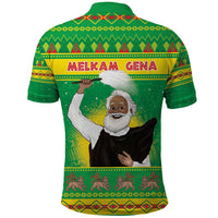 Ethiopia Christmas Polo Shirt Melkam Gena Yegena Abat LT05 - Wonder Print Shop