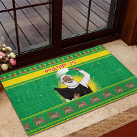 Ethiopia Christmas Rubber Doormat Melkam Gena Yegena Abat LT05 - Wonder Print Shop