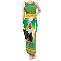 Ethiopia Christmas Tank Maxi Dress Melkam Gena Yegena Abat LT05 - Wonder Print Shop