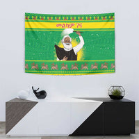 Ethiopia Christmas Tapestry Melkam Gena Yegena Abat LT05 - Wonder Print Shop