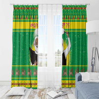 Ethiopia Christmas Window Curtain Melkam Gena Yegena Abat LT05 - Wonder Print Shop