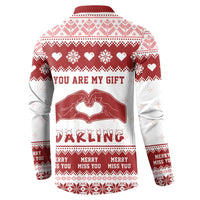 Romantic Christmas Button Sweatshirt My Only Wish For Xmas Is You LT05 - Wonder Print Shop