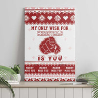 Romantic Christmas Canvas Wall Art My Only Wish For Xmas Is You LT05 - Wonder Print Shop