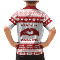 Romantic Christmas Family Matching Mermaid Dress and Hawaiian Shirt My Only Wish For Xmas Is You LT05 - Wonder Print Shop