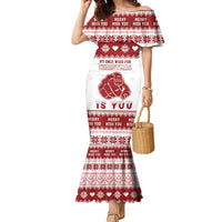 Romantic Christmas Family Matching Mermaid Dress and Hawaiian Shirt My Only Wish For Xmas Is You LT05 - Wonder Print Shop