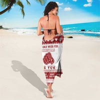 Romantic Christmas Sarong My Only Wish For Xmas Is You LT05 - Wonder Print Shop