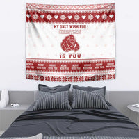 Romantic Christmas Tapestry My Only Wish For Xmas Is You LT05 - Wonder Print Shop