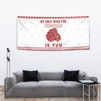 Romantic Christmas Tapestry My Only Wish For Xmas Is You LT05 - Wonder Print Shop